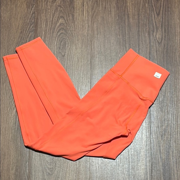 🔥🔥Vuori Vibrant Orange High-Waist Leggings STUDIO Size: XS🔥🔥 - Picture 12 of 14